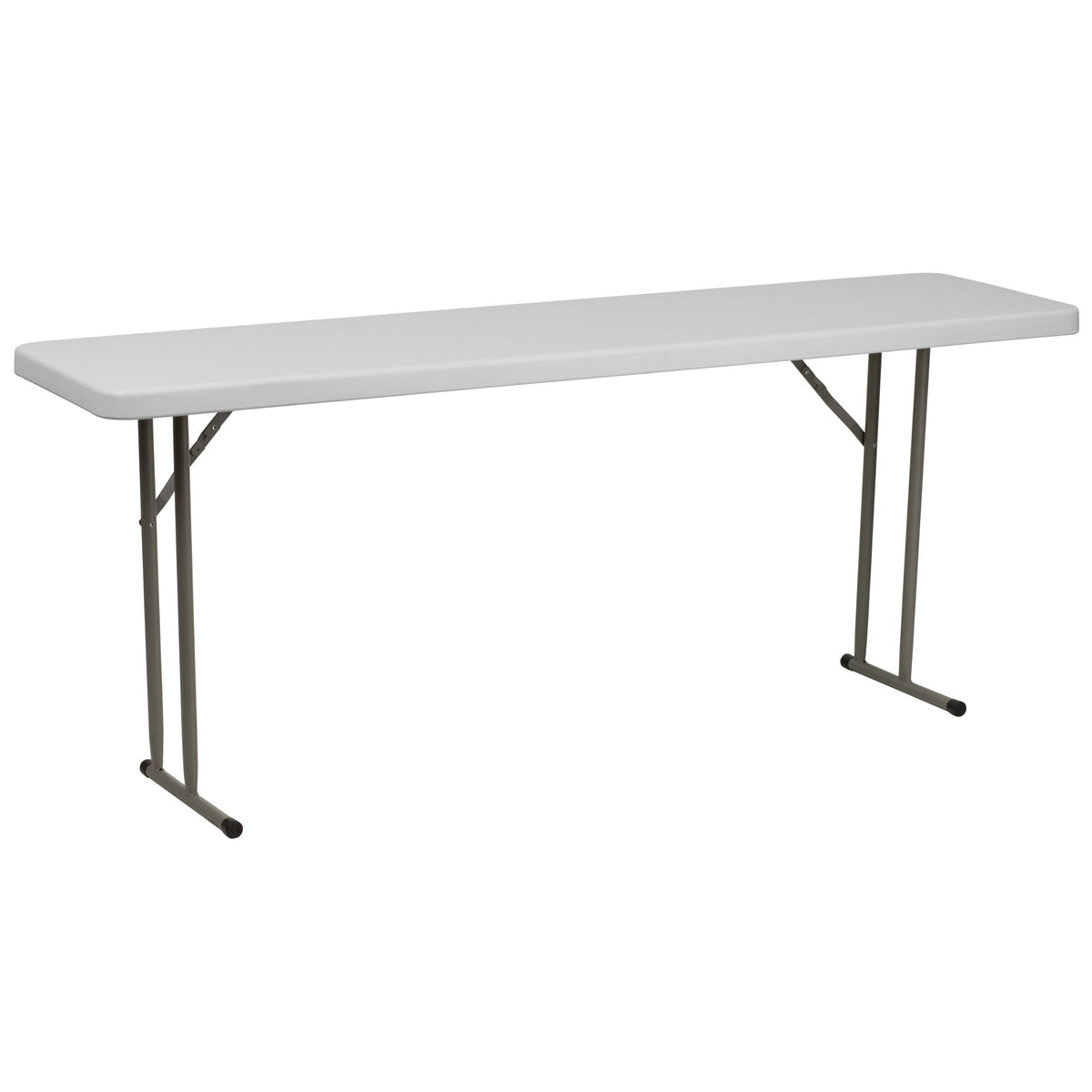 10 Pack 6-Foot Granite White Plastic Folding Table M53317