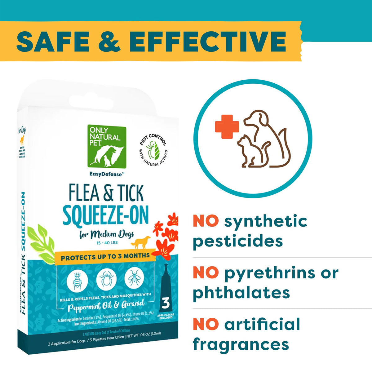 Flea and Tick Prevention for Large Breed Dogs E3032