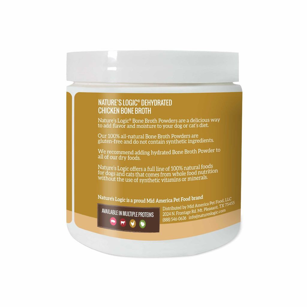 Dehydrated Chicken Bone Broth Powder Dog & Cat Topper 6oz I516710
