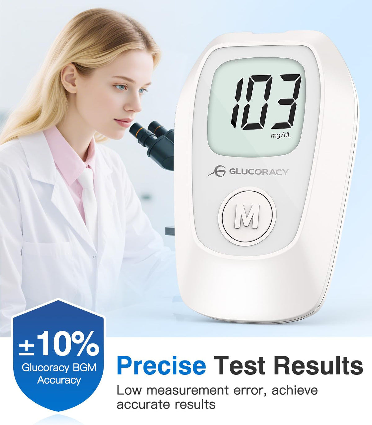 Blood Glucose Monitoring System, 100 Test Strips F18485