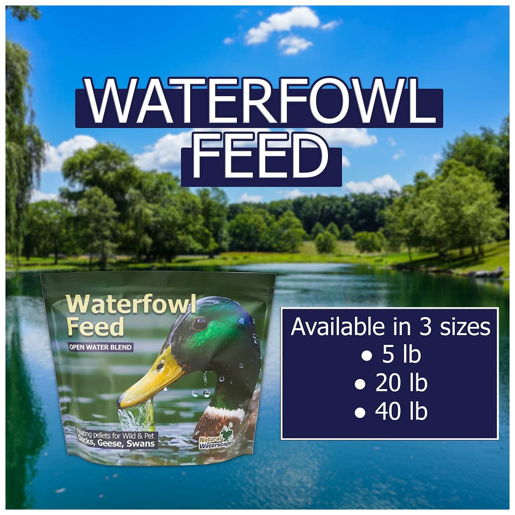 Waterfowl Feed 20 lb Bag Floating Pellets F280054
