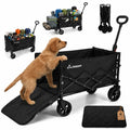 Folding Pet Wagon with Pet Pad Z591
