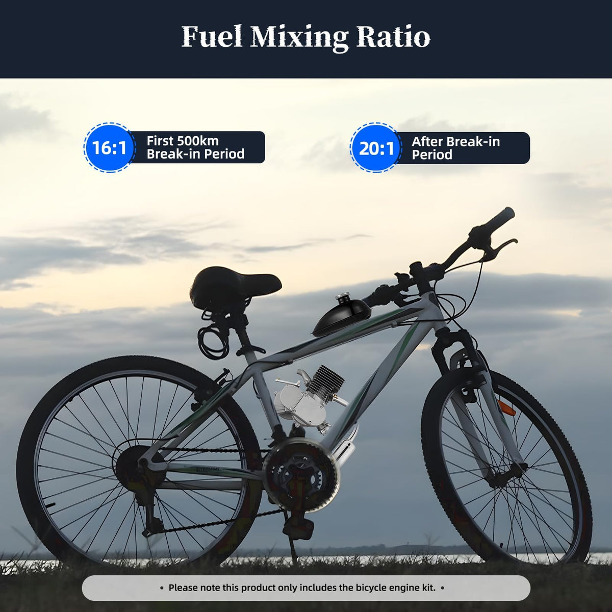 2 Stroke Bicycle Engine Kit with 36 Tooth Sprocket K8228