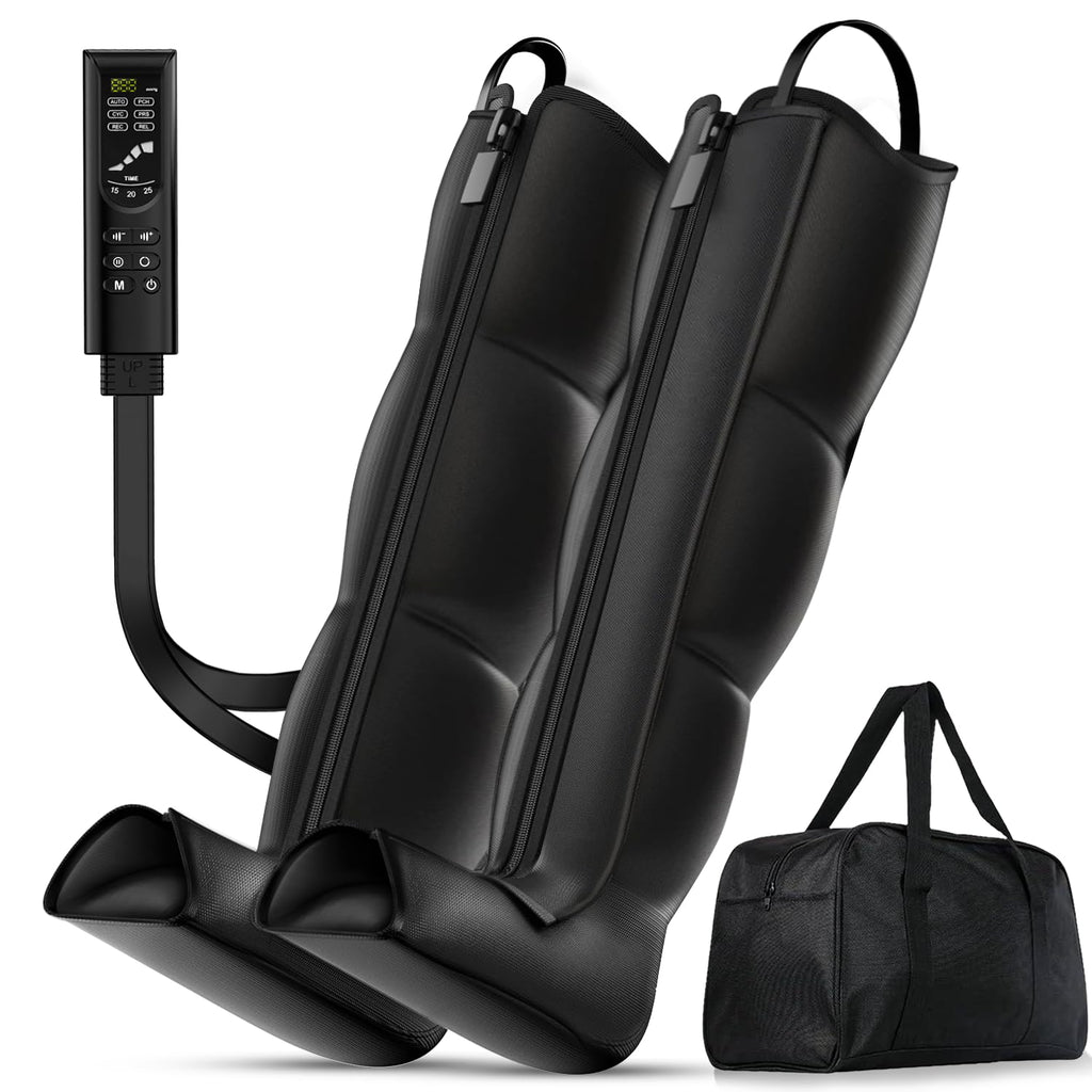 Black Medium Leg Compression Boots Z6793