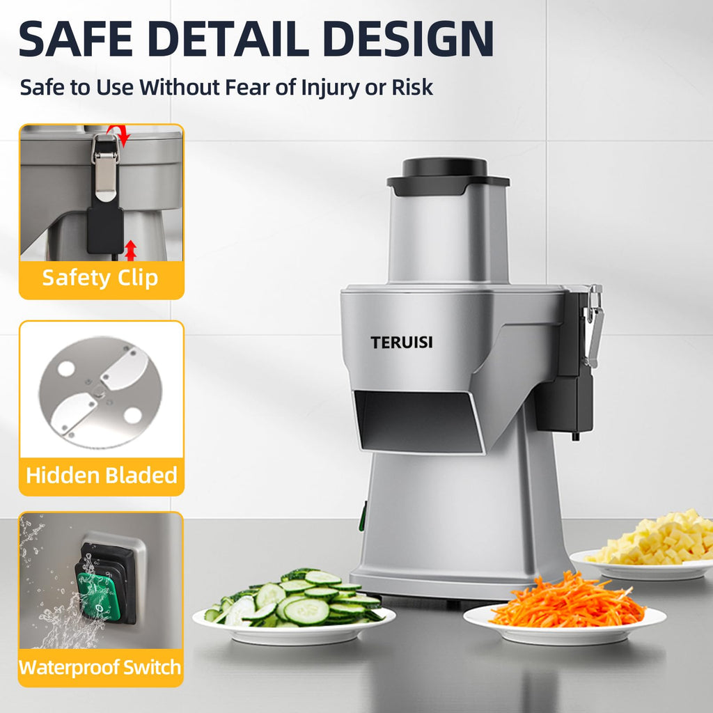 200W 4-In-1 Electric Vegetable Chopper Food Processor F698