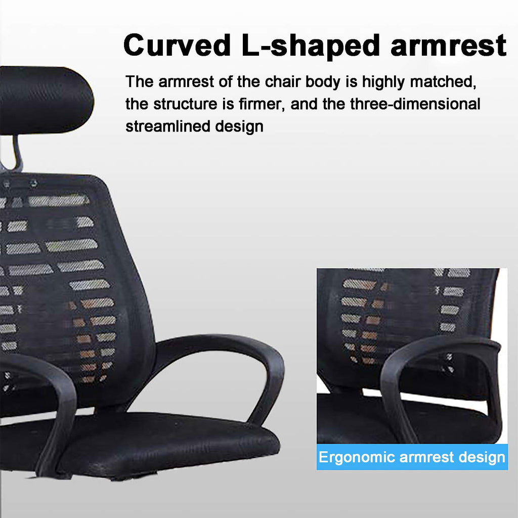 Ergonomic High Back Mesh Office Chair with Headrest Lumbar Support S476