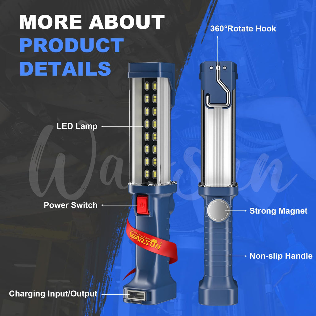 LED Rechargeable Magnetic Work Light R50363