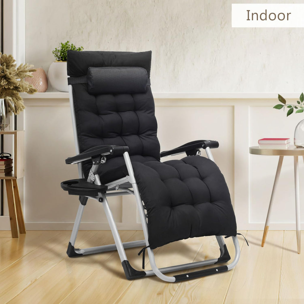 Zero Gravity Lounge Chair Black S763