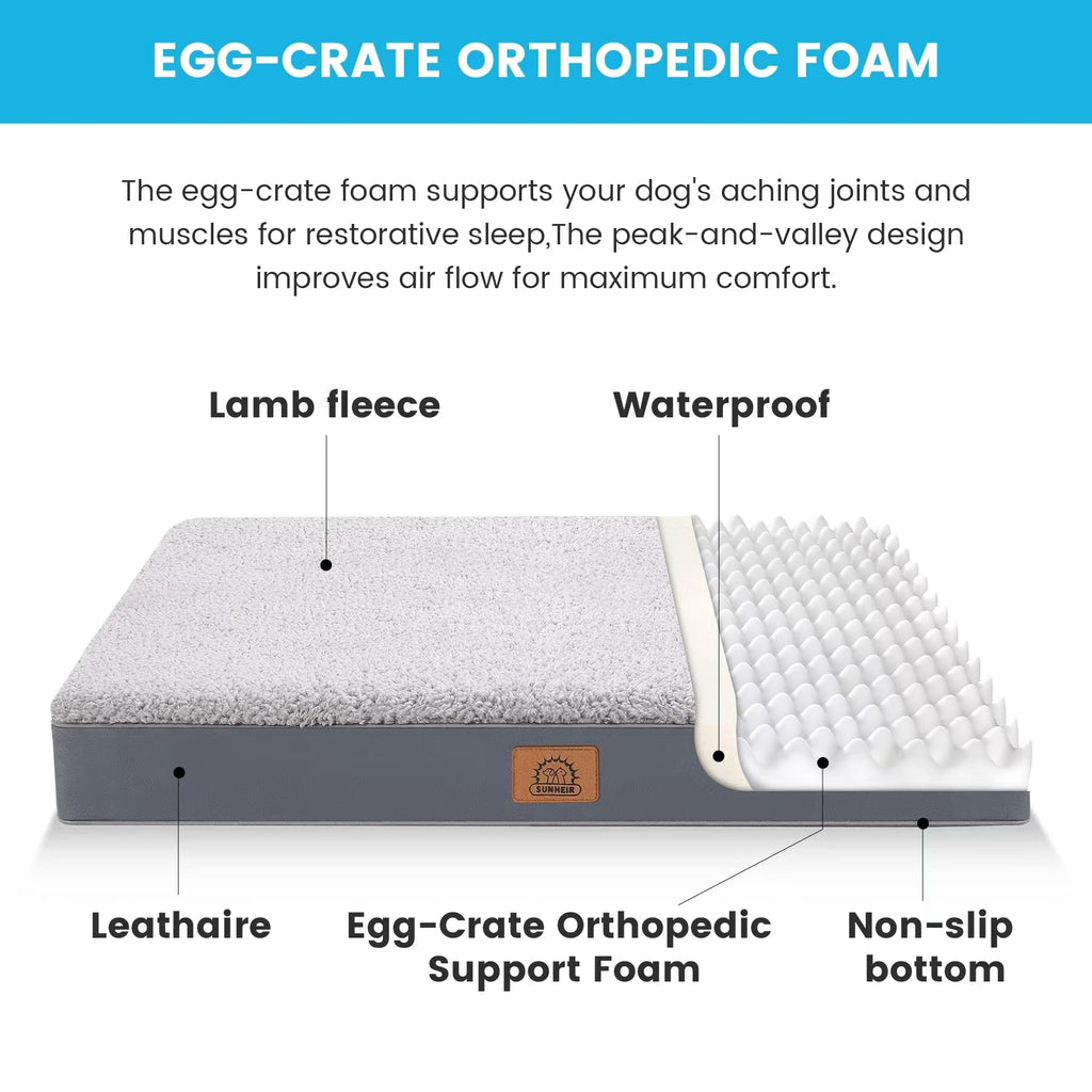 Washable Orthopedic Large Dog Bed U29082