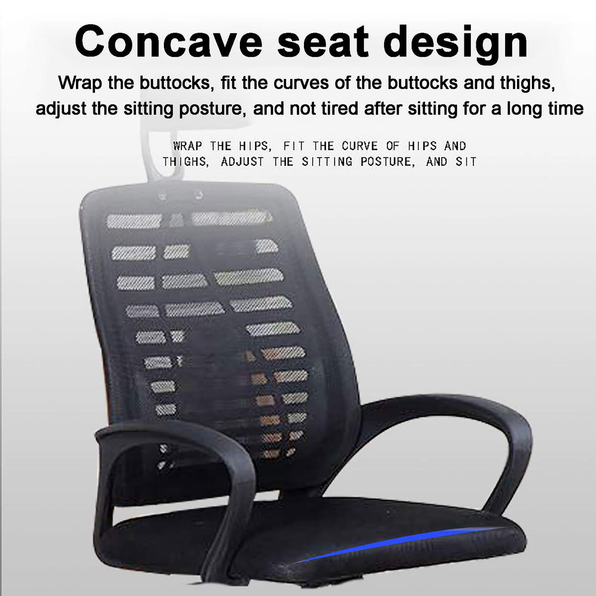 Ergonomic High Back Mesh Office Chair with Headrest Lumbar Support S476