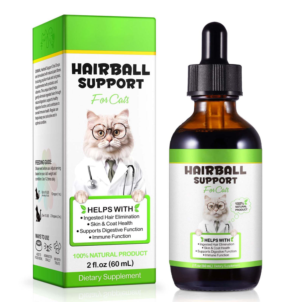 Cat Hairball Remedy Digestive Aid Drops 60ml O1240