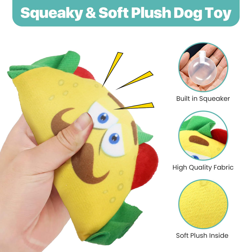 Plush Dog Toy with Squeaker D70954