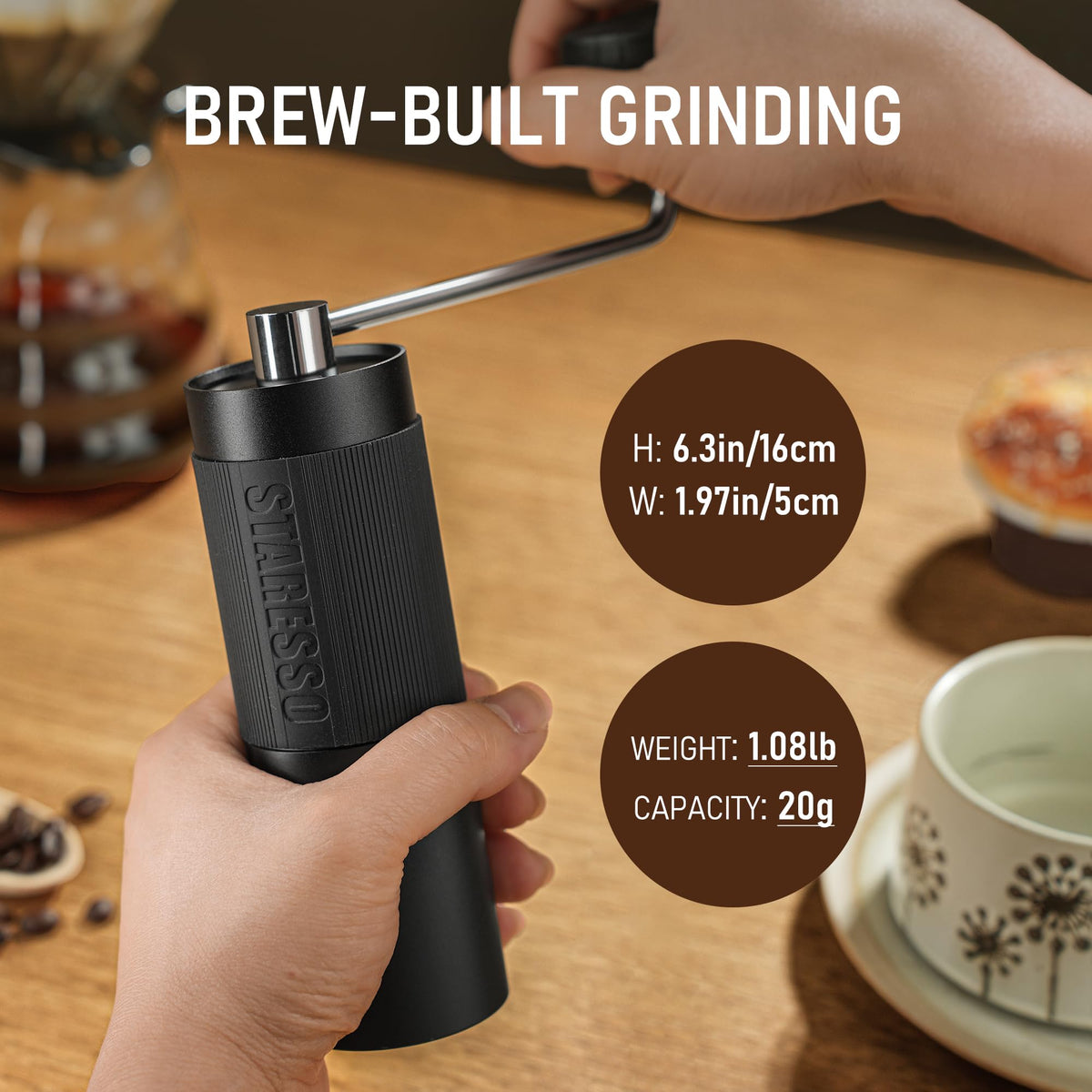 Manual Coffee Grinder M328