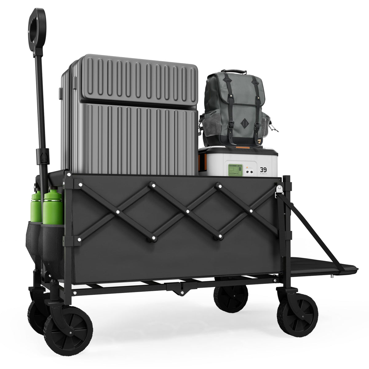 Collapsible Wagon with Tailgate, 350lbs Capacity R846863