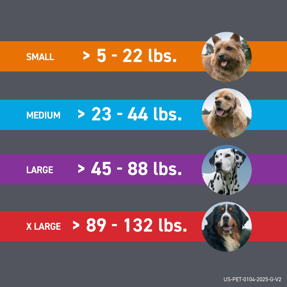 Flea & Tick Treatment for Large Dogs 41-80 lbs Count of 3 D60454