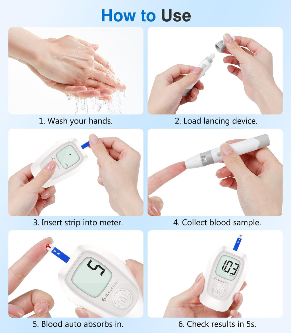 Blood Glucose Monitoring System, 100 Test Strips F18485