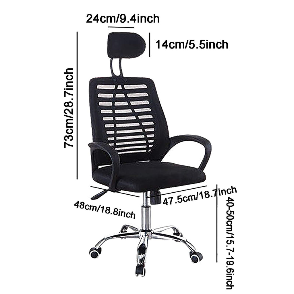 Ergonomic High Back Mesh Office Chair with Headrest Lumbar Support S476