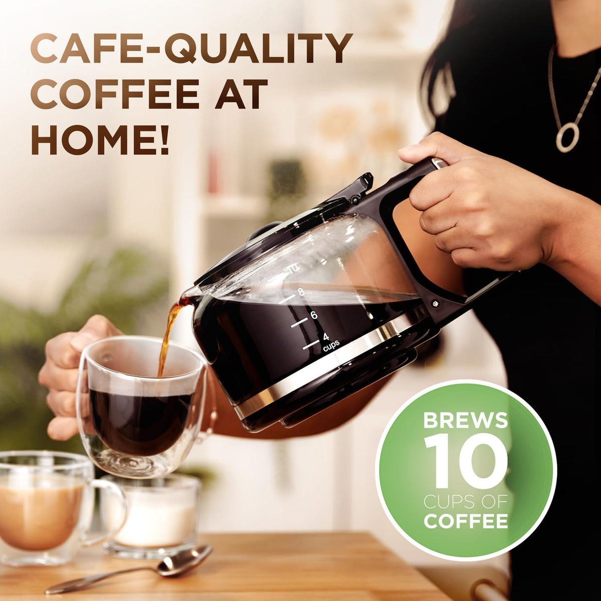 2-in-1 Drip Coffee Maker & Grinder Q67571