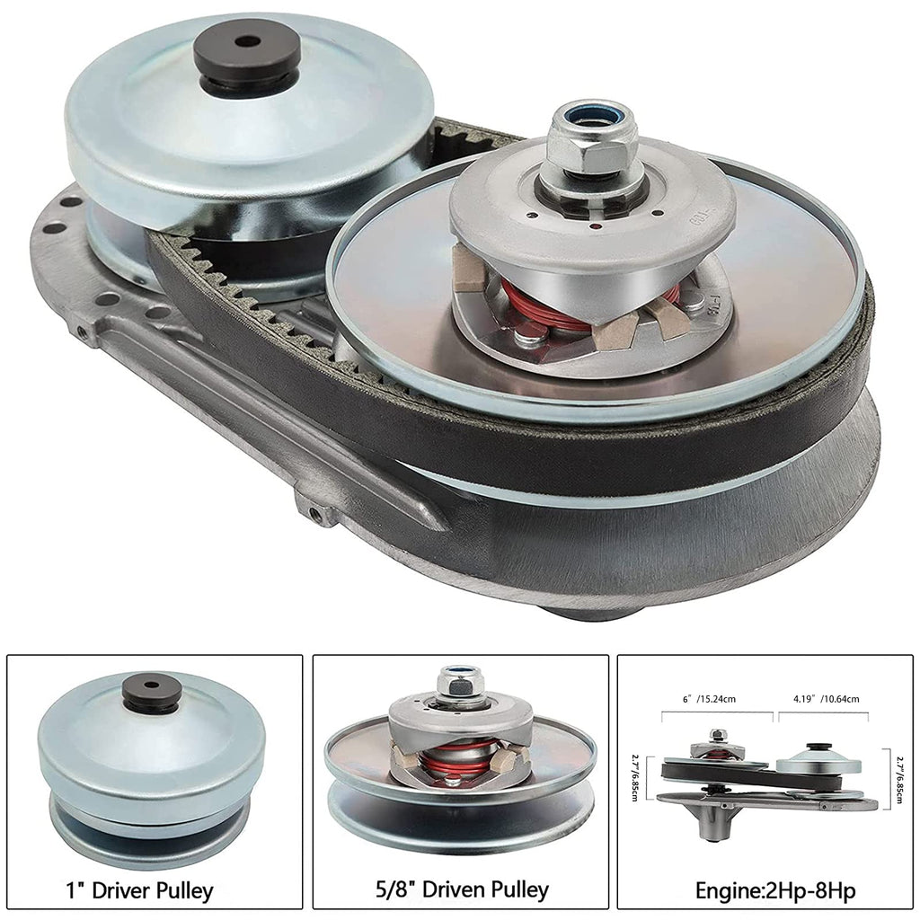212CC 6.5 HP Go Kart Torque Converter Clutch Kit 3/4" 10T #40#41 and 12T #35 Chain J253