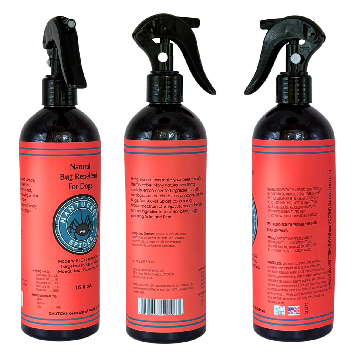 Natural Bug Repellent for Dogs 16 fl oz N266