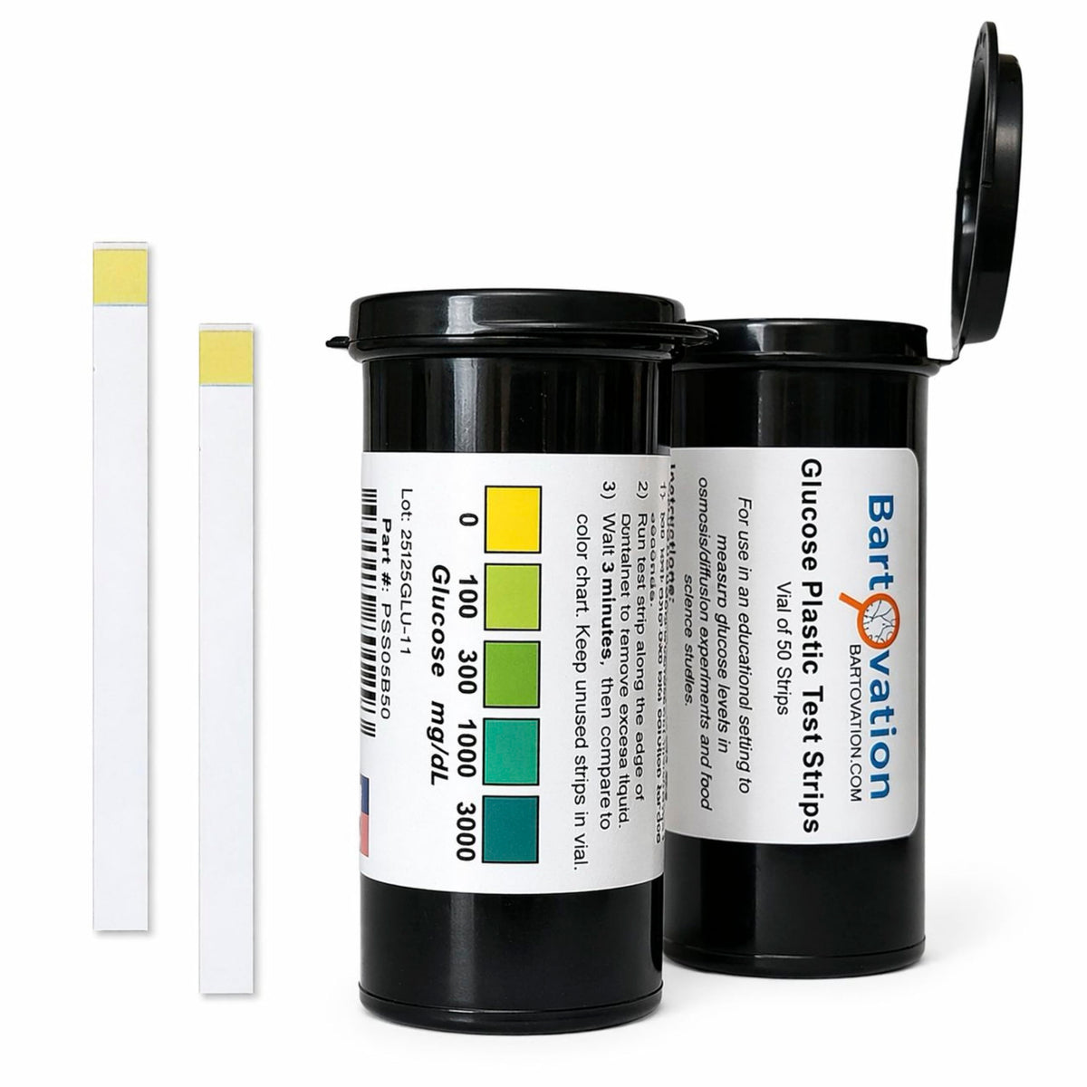 Glucose Test Strips 0-3000 mg/dL 50-Pack N55839