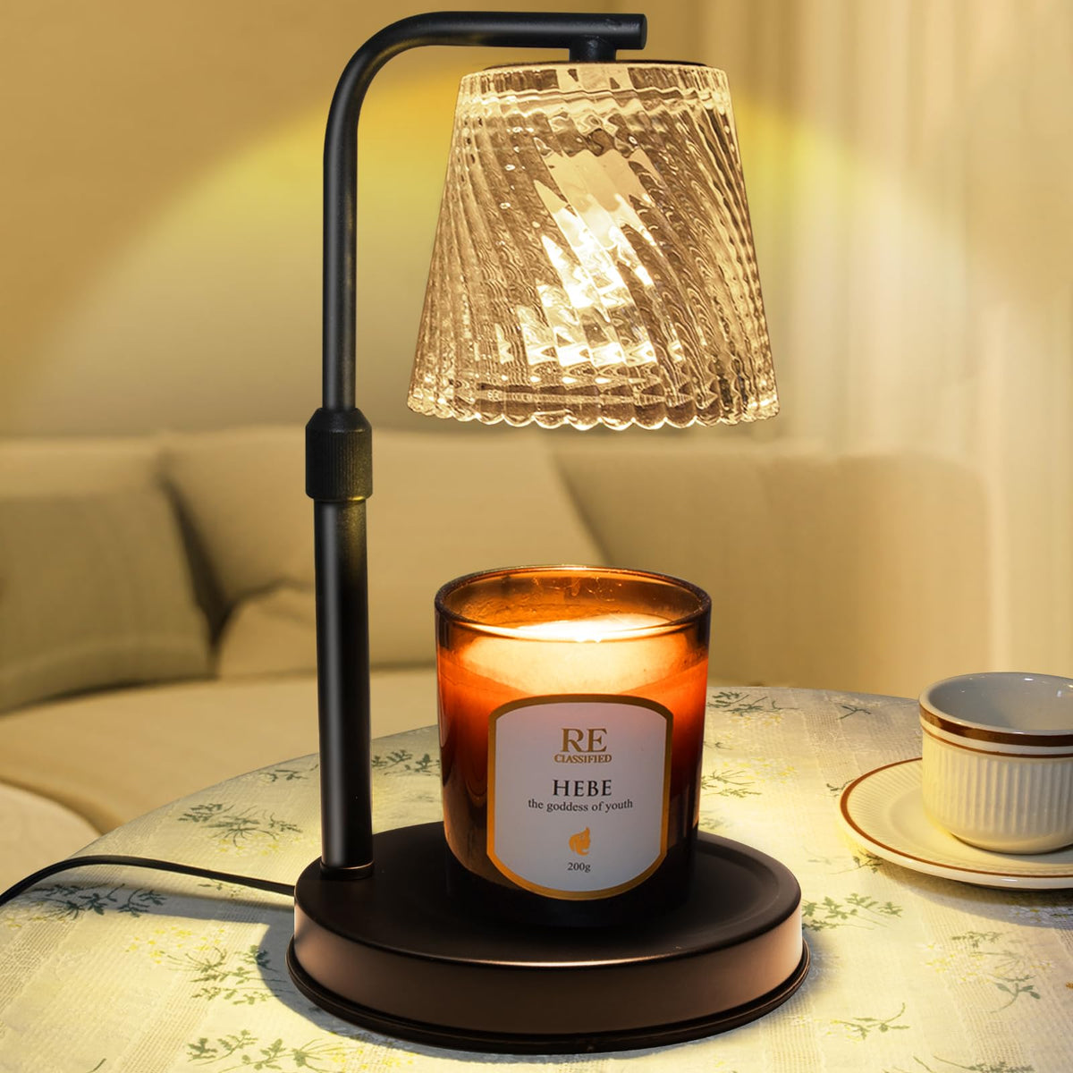 Candle Warmer Lamp with Timer Dimmable C829