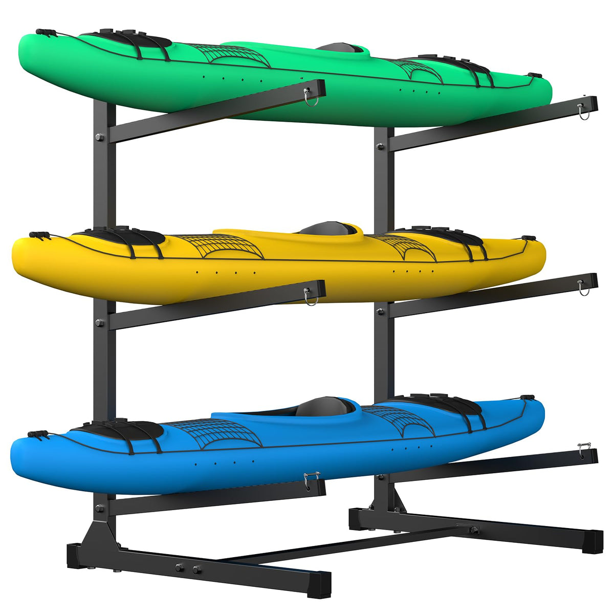Kayak Storage Rack, Freestanding Steel Stand M53942