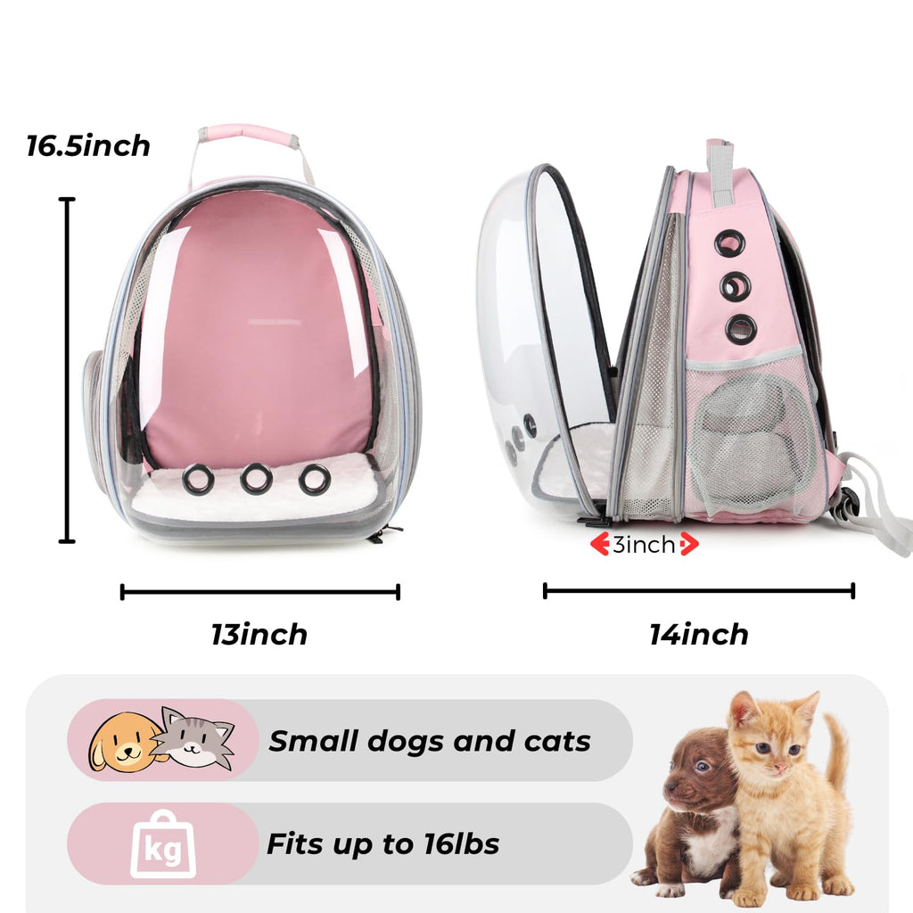 Expandable Cat Backpack with Mini Fan Q1649
