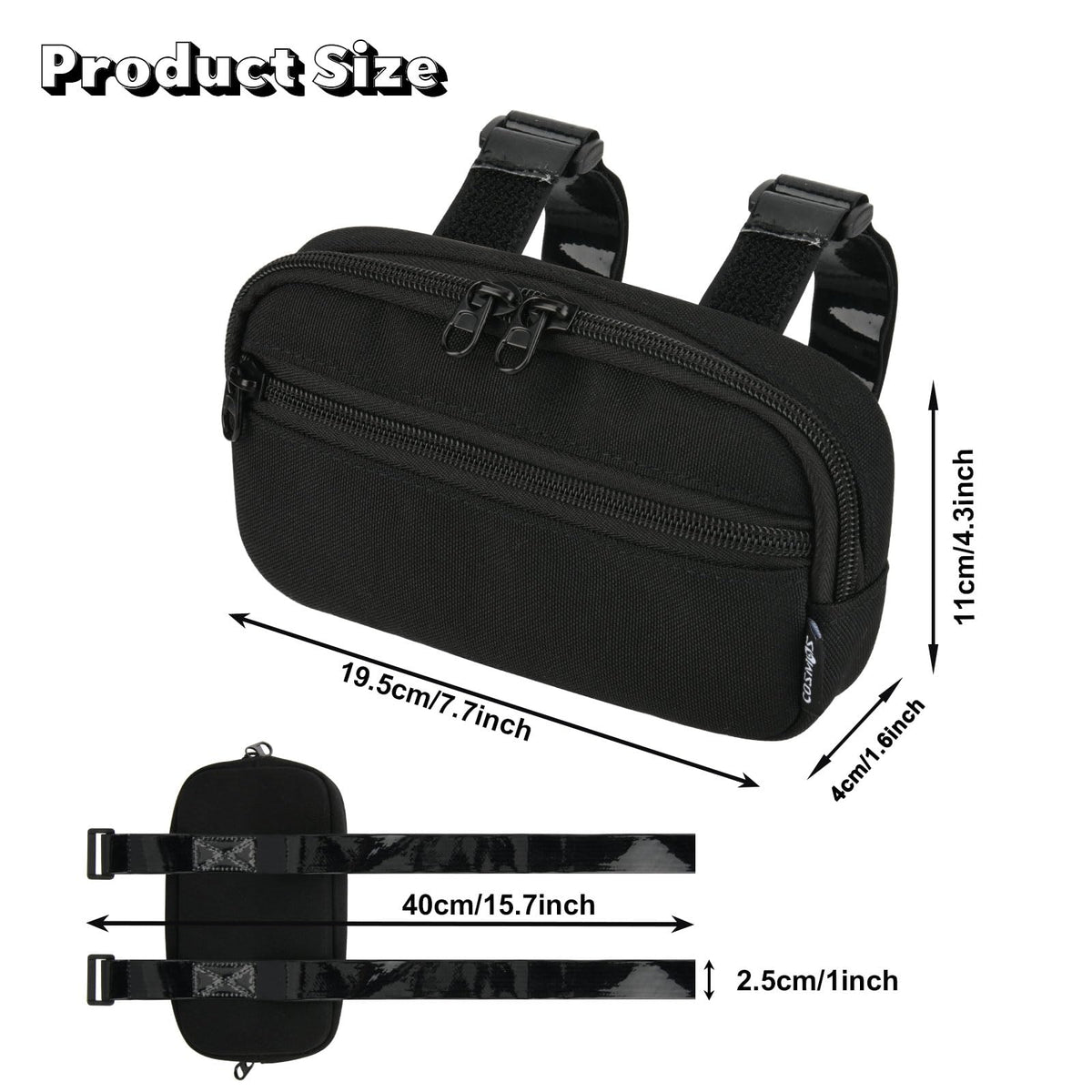 Horse Saddle Bag with Pommel Pocket and Cell Phone Holder K962
