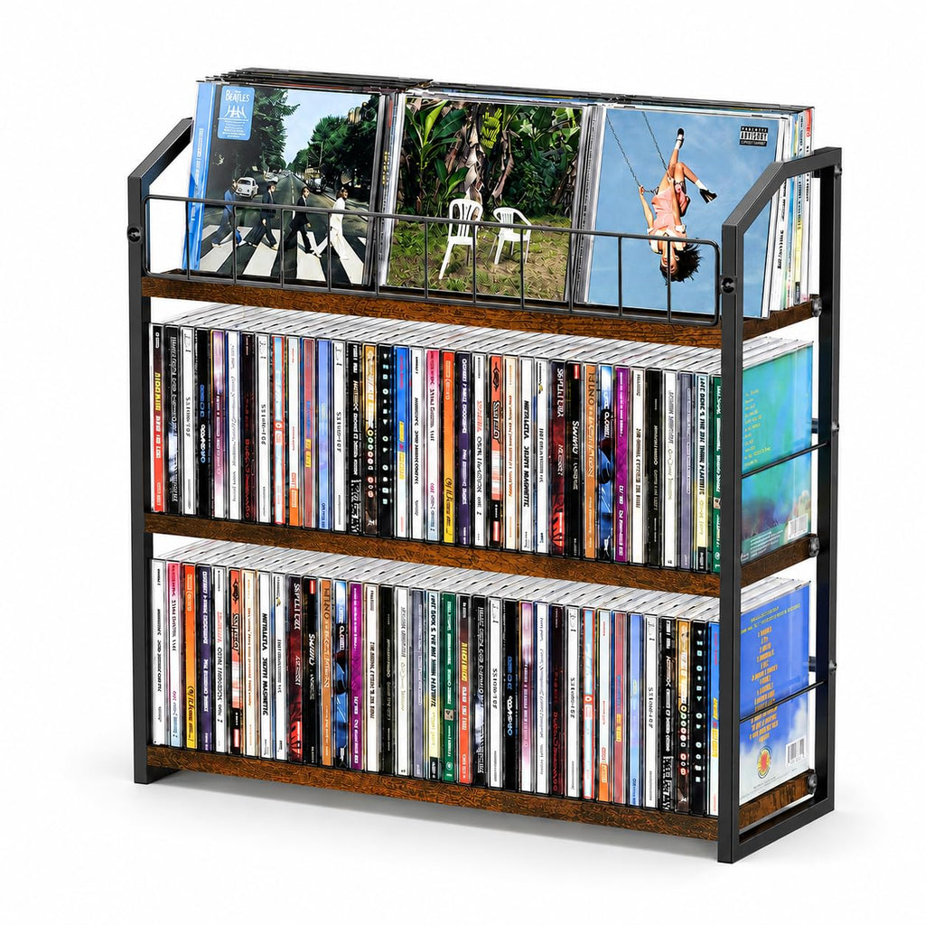 3 Tier CD Storage Rack Holds 123 Cases N832