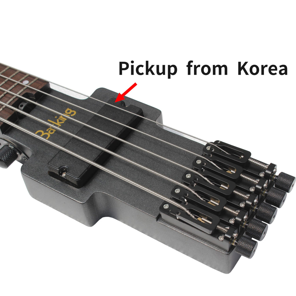 5 Strings Electric Headless Bass Guitar A317