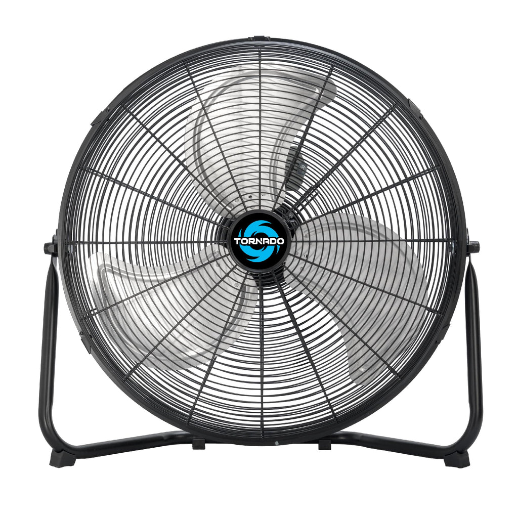 18" and 20" High Velocity Metal Floor Fans, 3-Speed U888