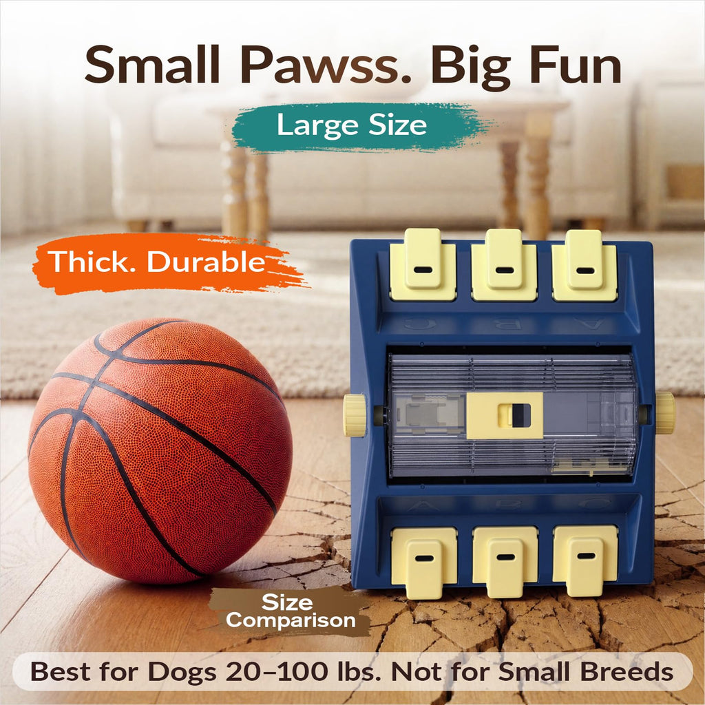 2-Level Dog Puzzle Toy Rotating Treat Dispenser V143960