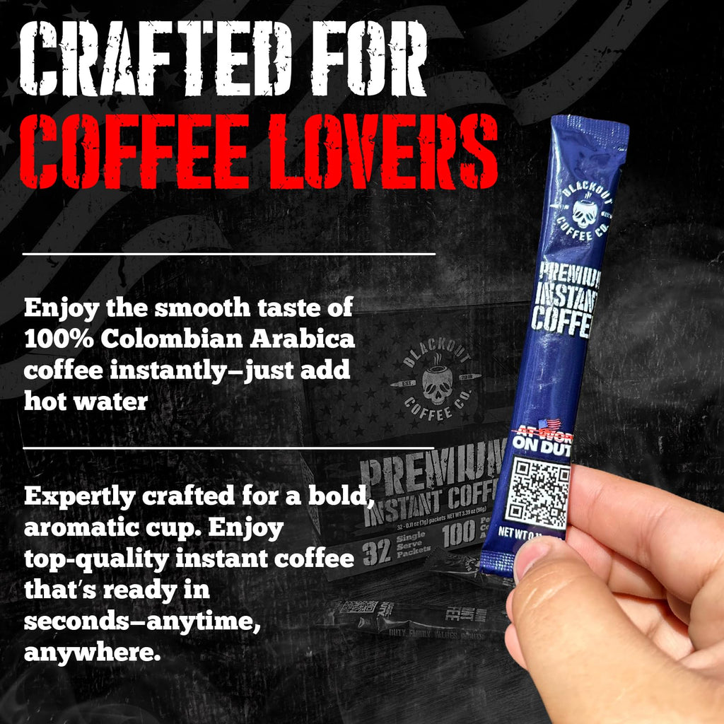 Colombian Arabica Instant Coffee Medium Roast 32 Count O58845