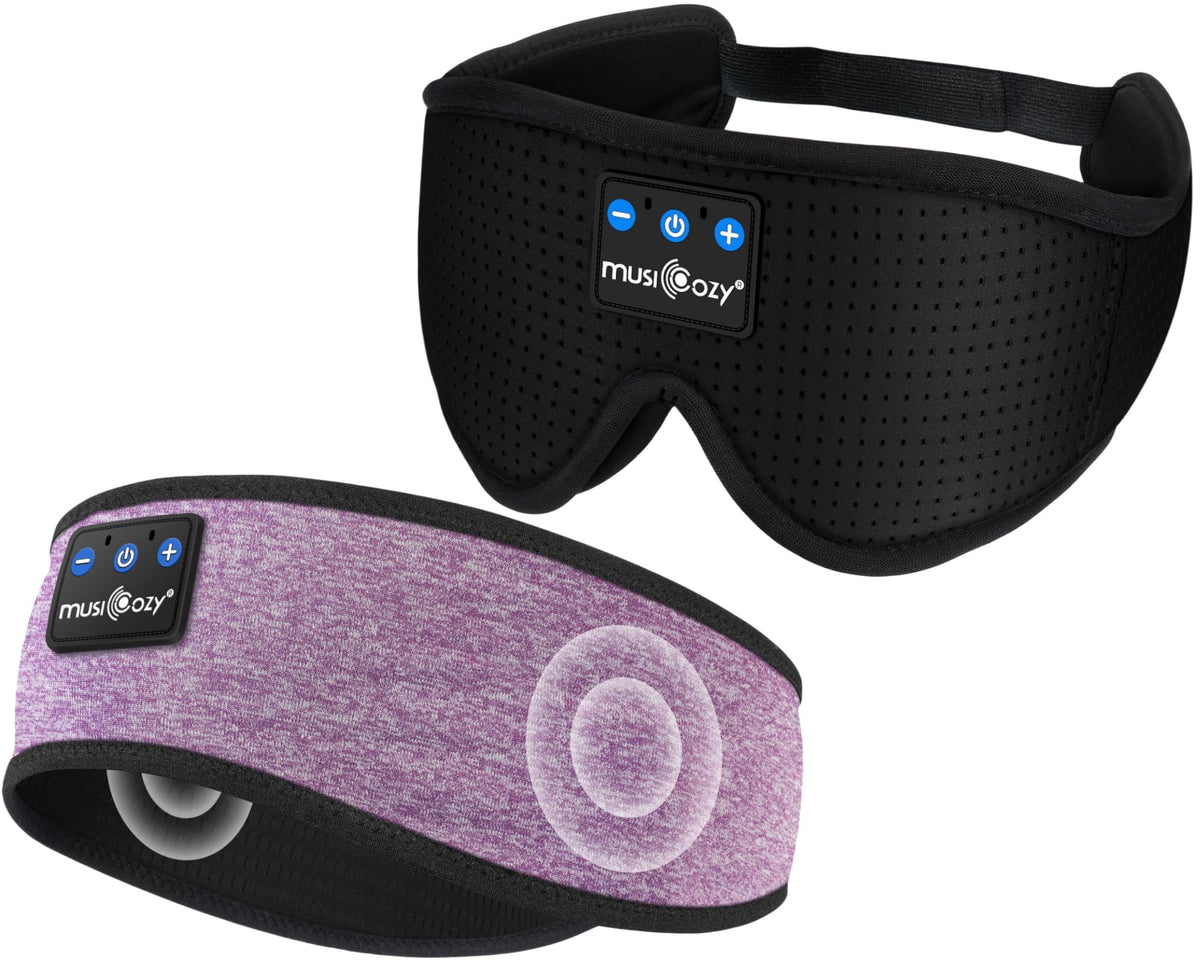 3D Bluetooth Sleep Mask Headphones Pack of 2 H390651