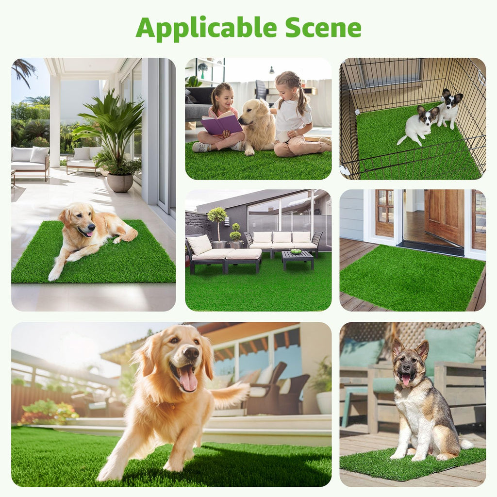 Artificial Grass Pee Pads 20"x 25" 2 Pack I7628