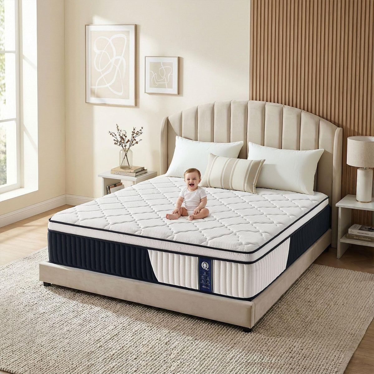 10 Inch Full Size Hybrid Mattress N22766