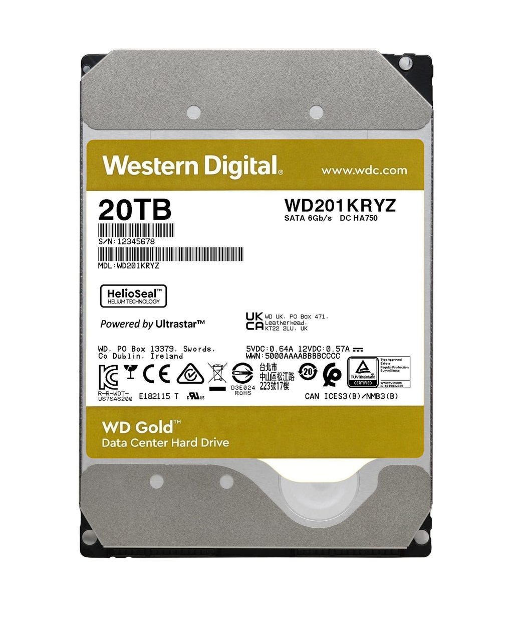 4TB 7200 RPM SATA 6 Gb/s 256 MB Cache 3.5" Internal Hard Drive L292378