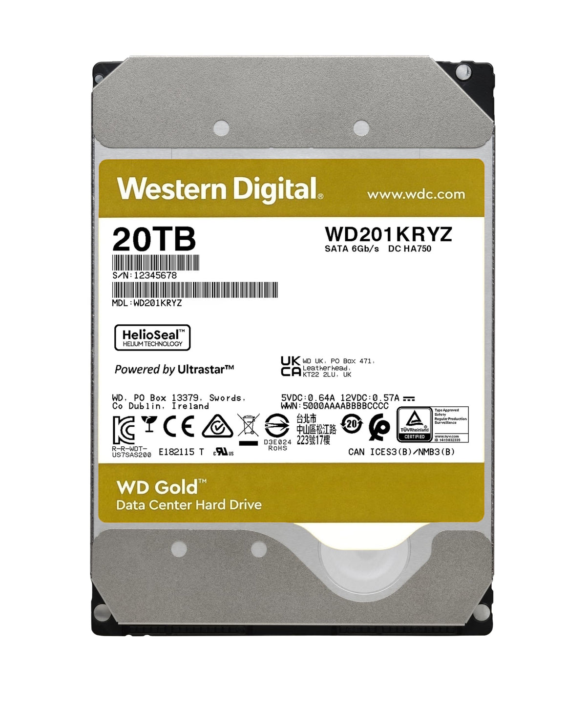 4TB 7200 RPM SATA 6 Gb/s 256 MB Cache 3.5" Internal Hard Drive L292378