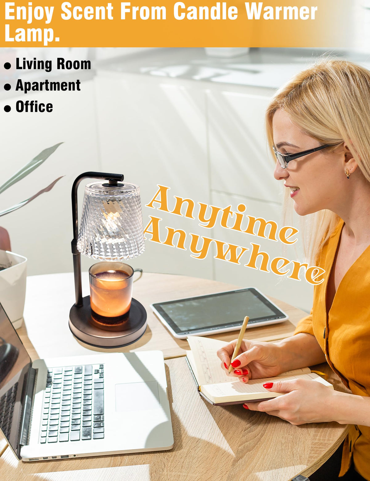 Candle Warmer Lamp with Timer Dimmable C829