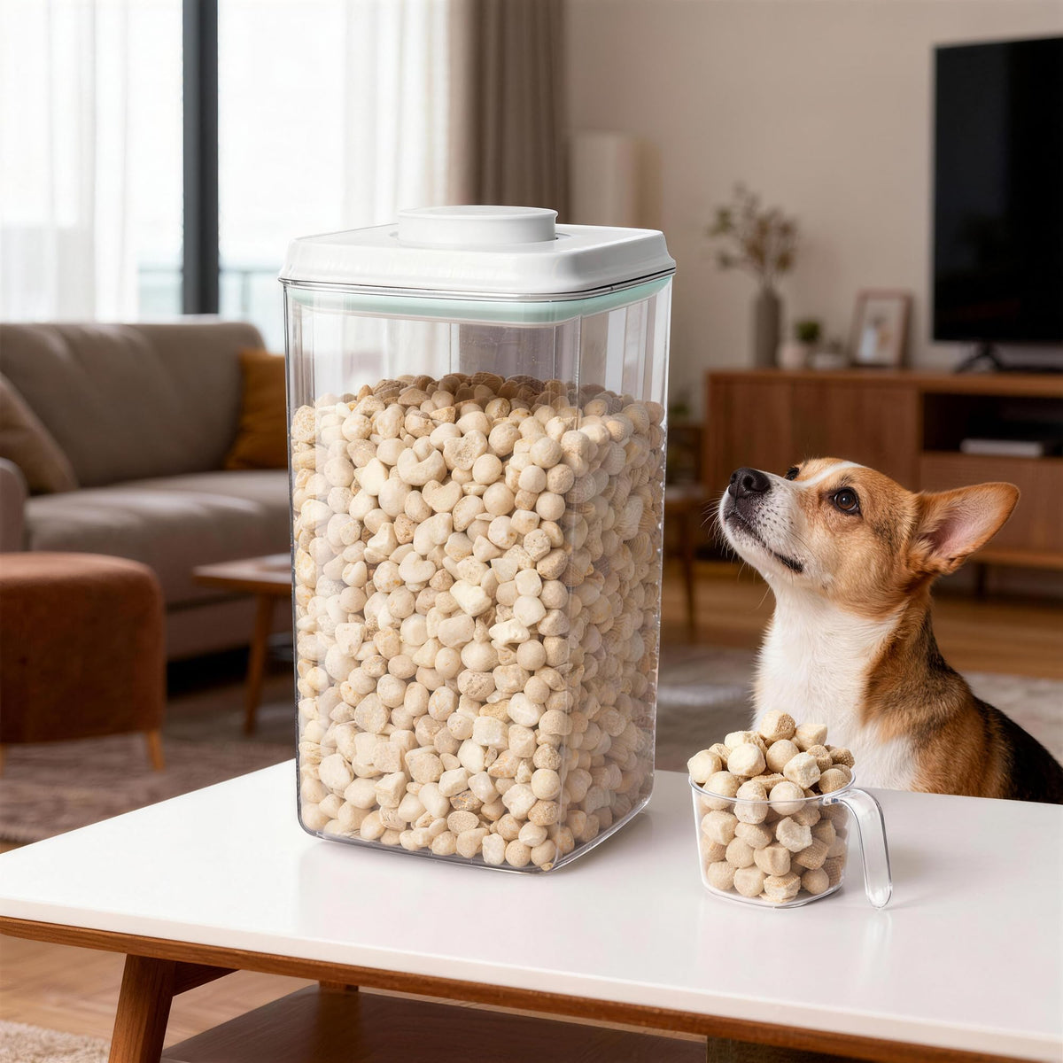 4L Airtight Dog Food Storage Container with Scoop N4156