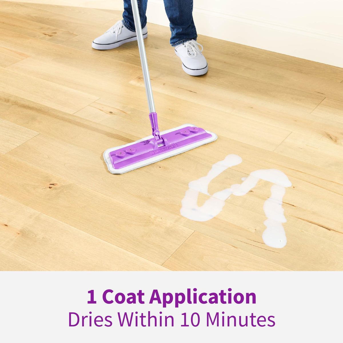 1 Gallon Floor Polish for Sealed Hardwood, Laminate, Vinyl and Tile C521067