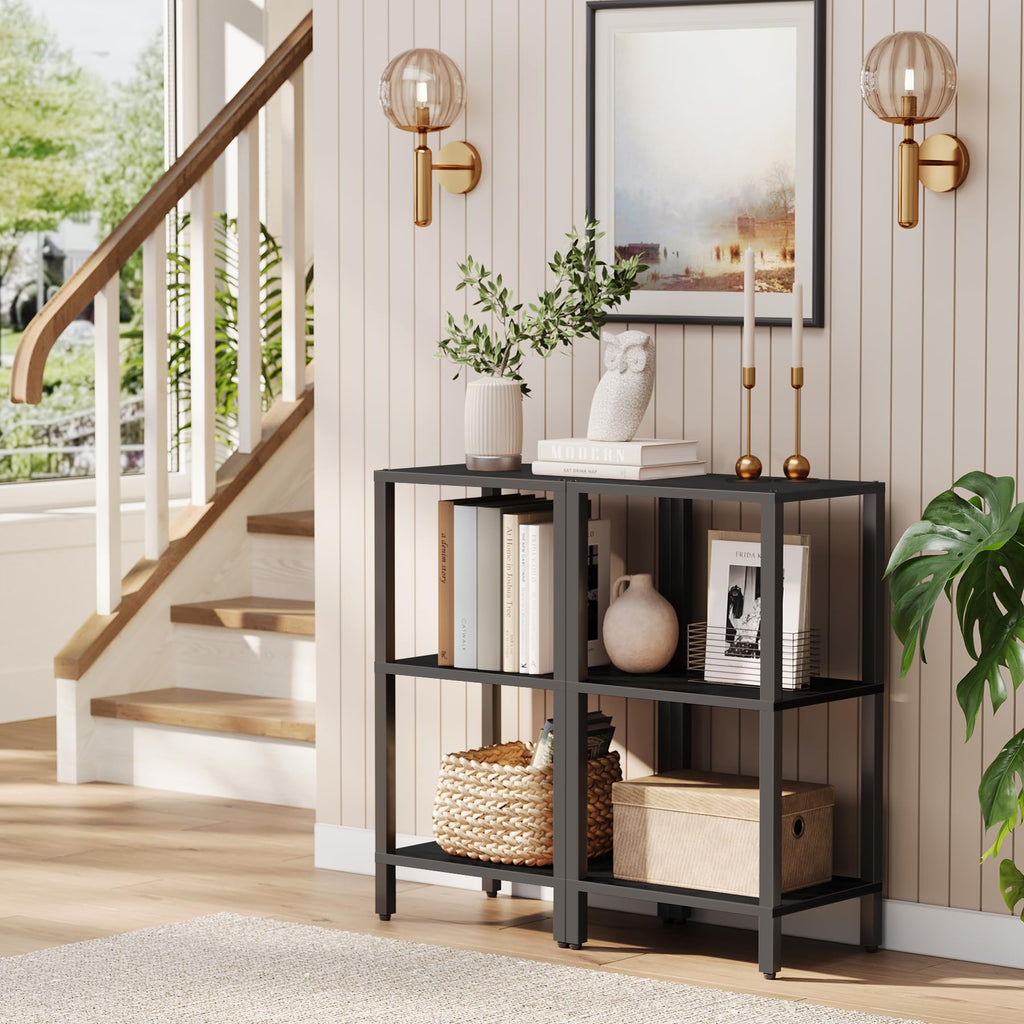 6-Tier Tall Narrow Bookshelf S24074