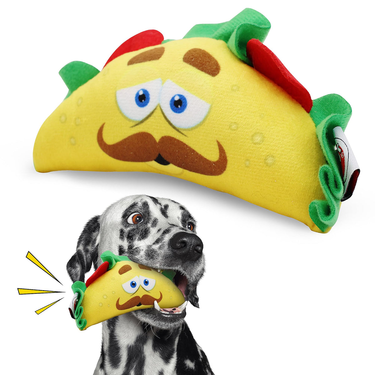 Plush Dog Toy with Squeaker D70954