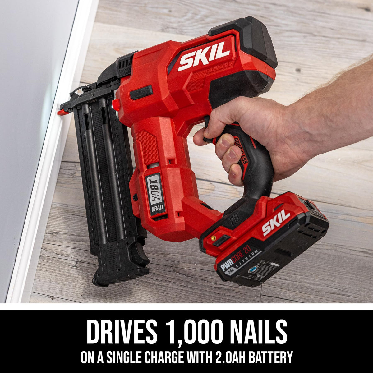 20V 18Ga Brad Nailer Kit with Battery and Charger P937