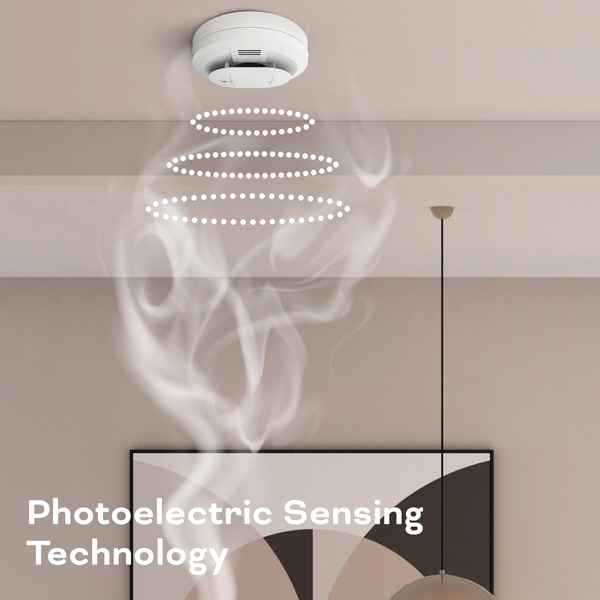Hardwired Smoke & Carbon Monoxide Detector with Battery Backup, 2 Pack Q7085
