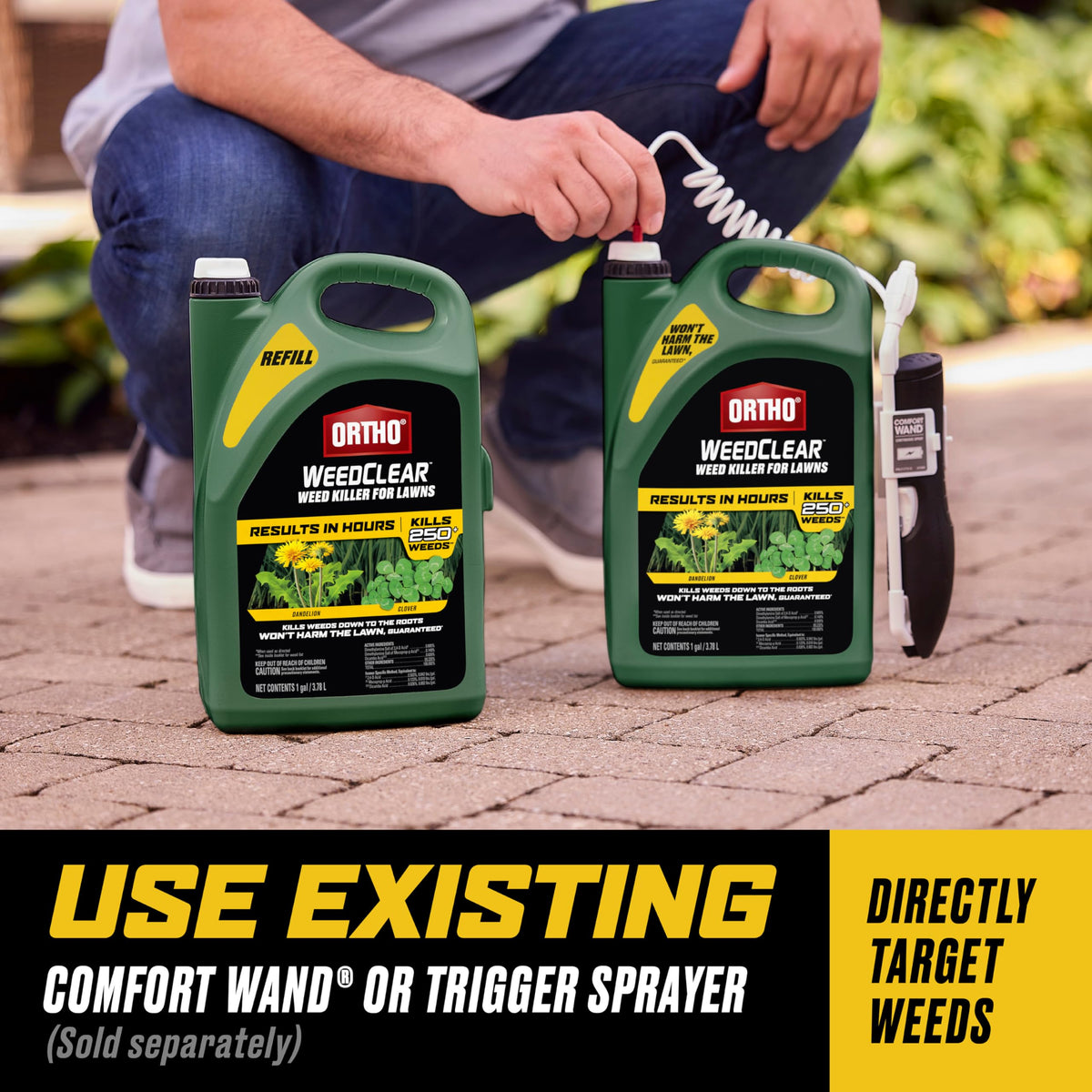 Weed Killer for Lawns Refill, 1 Gal. H412