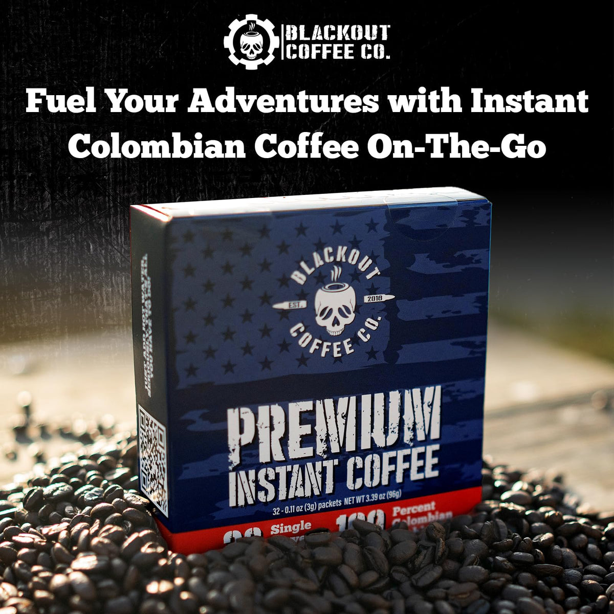 Colombian Arabica Instant Coffee Medium Roast 32 Count O58845