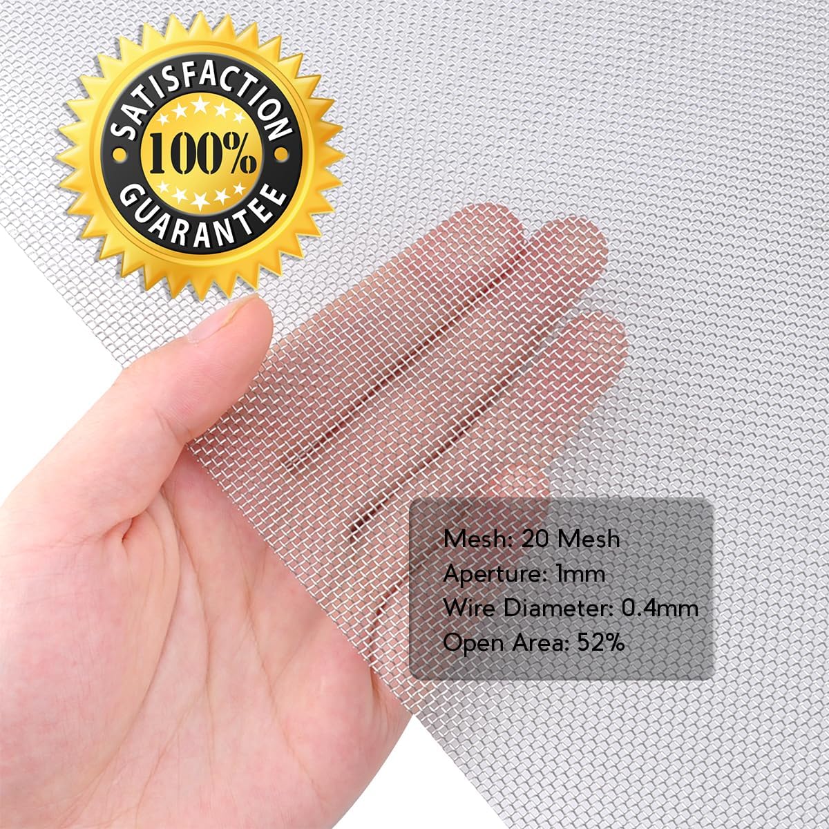 1 Piece Woven 304 Stainless Steel Mesh 20 Mesh C40361