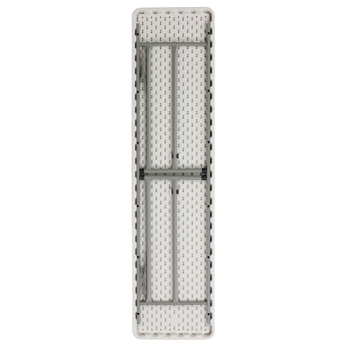 10 Pack 6-Foot Granite White Plastic Folding Table M53317